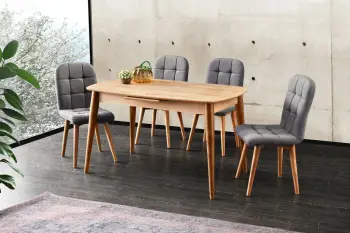 Tavolinë ngrënieje e zgjatshme, Skye Decor, retro, 1192
