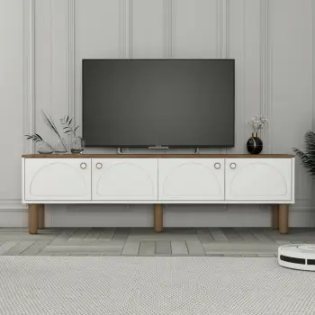 Komodë TV Skye Decor, Bohem 850, e bardhë