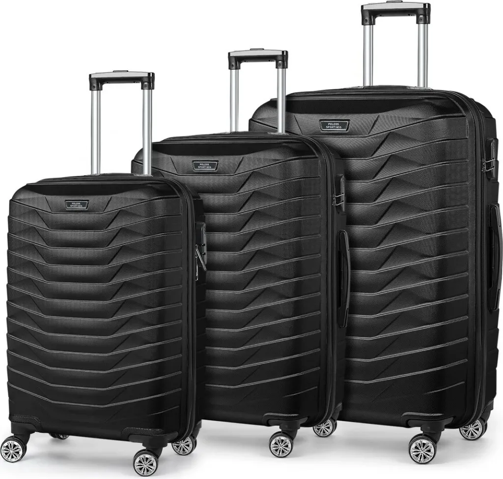 Set valixhesh (3 copë), Zoozie Bags, P55UCVLZ01, e zezë - 1