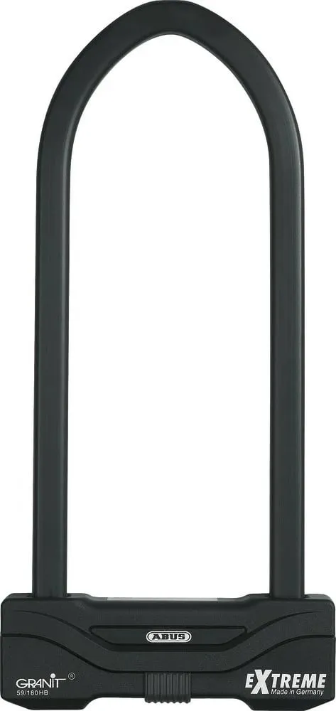 Bravë biçiklete ABUS GRANIT Extreme 59/180HB310, 310mm, e zezë - 1
