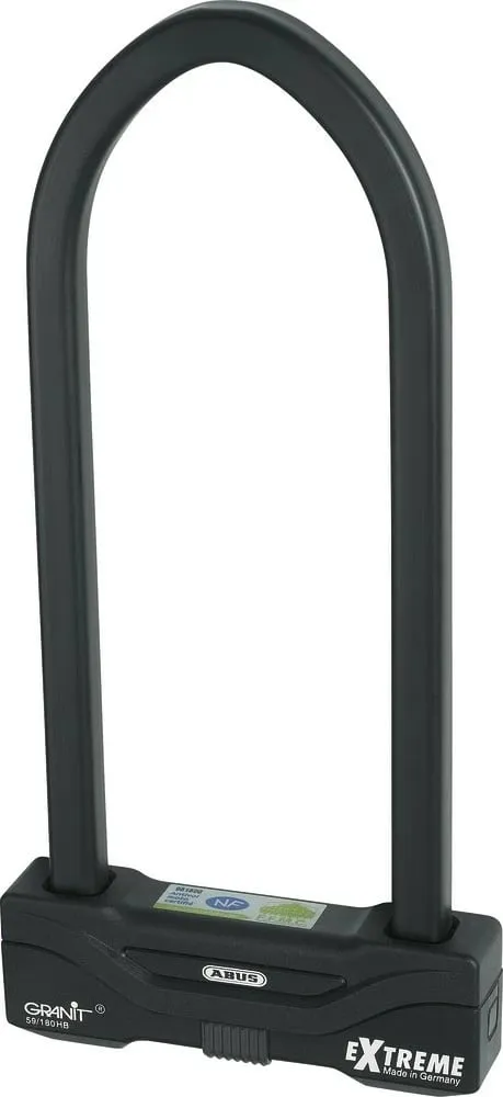 Bravë biçiklete ABUS GRANIT Extreme 59/180HB310, 310mm, e zezë - 2