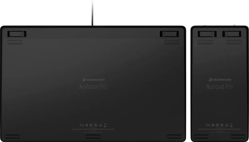 Tastierë 3Dconnexion Keyboard Pro, AZERTY, me numpad, e zezë - 4