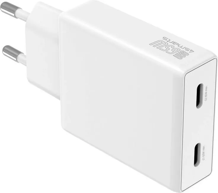 Karikues USB 4smarts 546065, 65W, 2x USB-C, GaN, i bardhë - 3