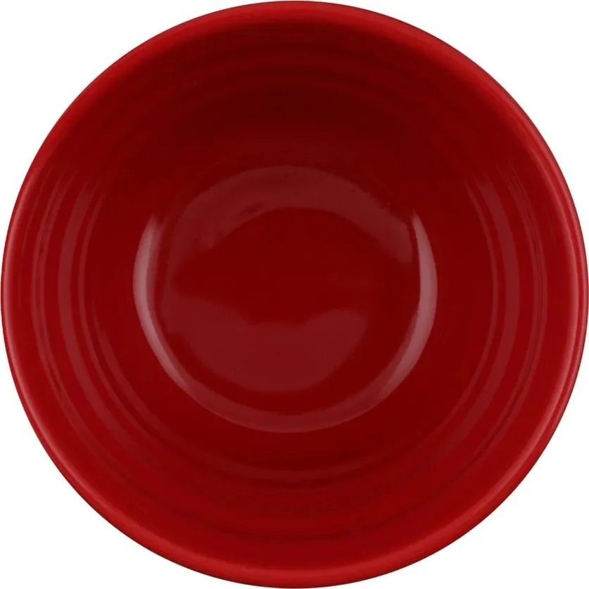 Set tasash qeramike (6 copë), Hermia Concept, gri dhe e kuqe, ST514006F469A0000000ACD100 - 6