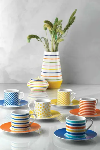 Set filxhanash kafeje, 12 copë, Hermia Concept, RU12KT42011334