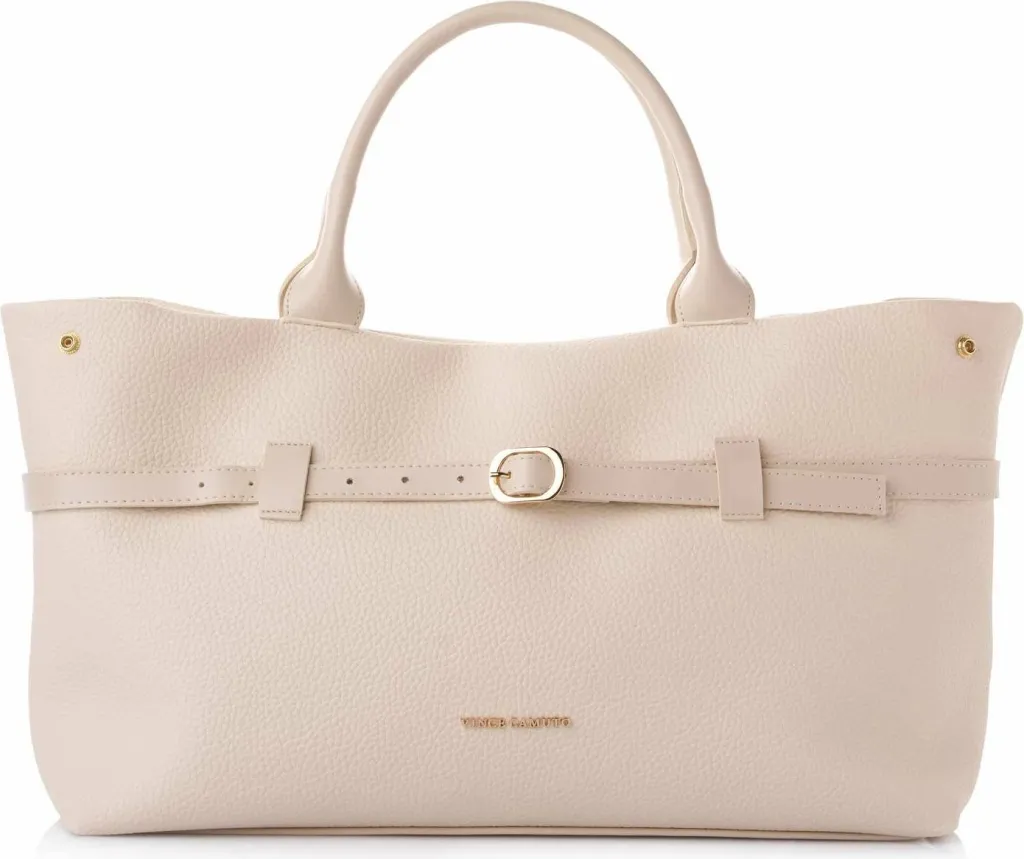 Çantë tote Vince Camuto, Vittoria, ngjyrë krem - 4