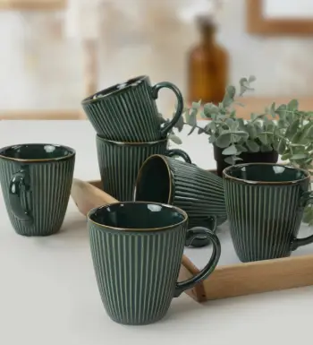 Set filxhanash (6 copë), Hermia Concept, jeshile, ST057006FRA5A839700MAET900