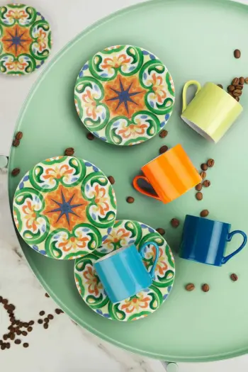 Set filxhanash kafeje (8 copë), Hermia Concept, NNRU08KT898301