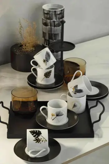 Set filxhanash kafeje (12 copë), Hermia Concept, RU12KT43011122