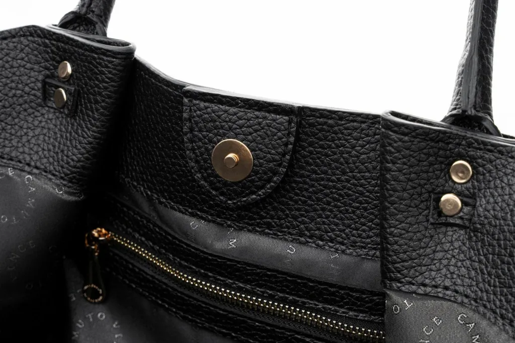 Çantë tote Vince Camuto Prato, e zezë - 6