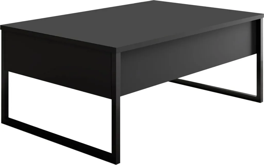 Tavolinë kafeje Skye Decor, Luxe, antracit, e zezë - 4