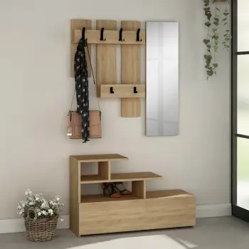 Stendë për korridor, ngjyrë lisi, Skye Decor, Vesty