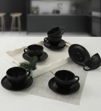 Set filxhanësh çaji (12 copë), Hermia Concept, TC057012F956A000000MATT300