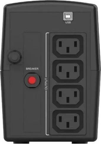 UPS Infosec X1+ 700 IEC, 700VA, 360W, 4x C13, e zezë - 2
