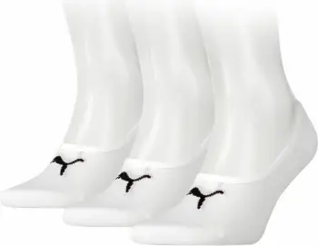 Çorape footie Puma unisex, të bardha