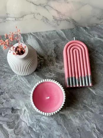 Set qirinjsh (3 copë), Evila Originals, Glamour Candle 14ST