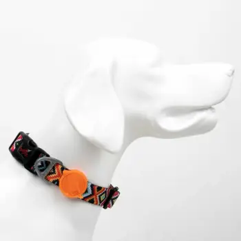 Qafore për qen XS, shumëngjyrëshe, Paws & Whiskers, etnike