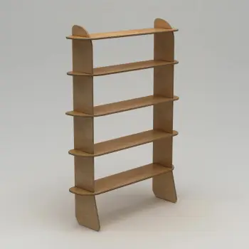 Raft librash Skye Decor, natyral, Scala-3
