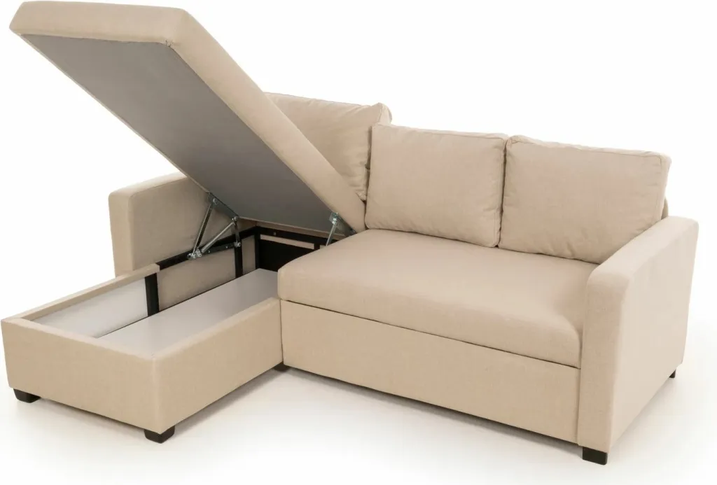 Kënd-sofë krevati Atelier del Sofa, ngjyrë krem, Kado - 13
