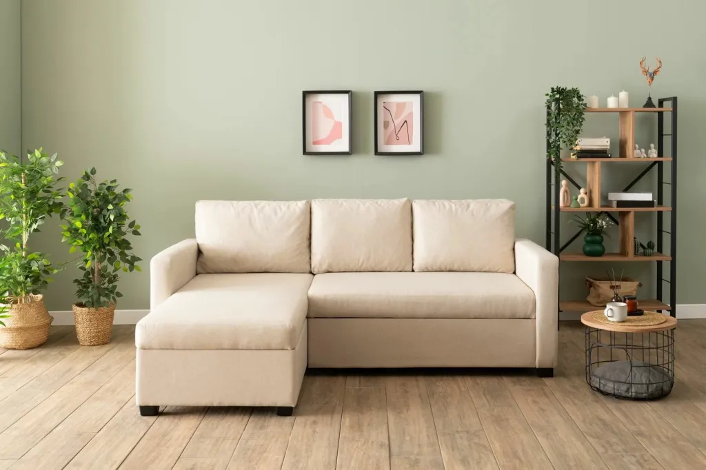 Kënd-sofë krevati Atelier del Sofa, ngjyrë krem, Kado - 3