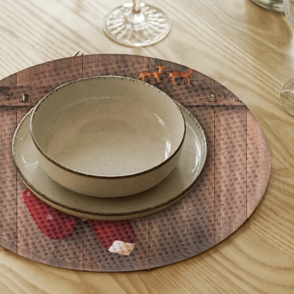 Set nënshtruesish tavoline Hermia Concept, shumëngjyrësh, 4 copë, 37cm - 2