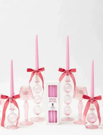 Set qirinjsh (4 copë), Evila Originals, pastel 4, rozë