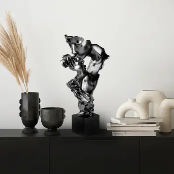 Objekt dekorativ Evila Originals, Yak-044-C, i zi, 30x62x25cm