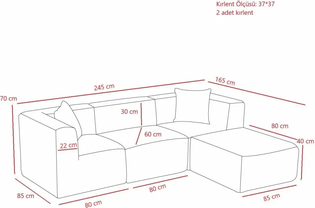 Këndare Raks, jeshile, Atelier del Sofa - 9