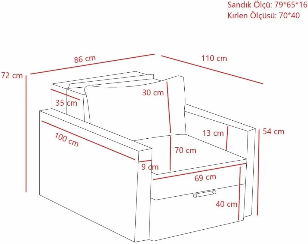 Krevat-karrige një vendi, Atelier del Sofa, Saros, krem - 7