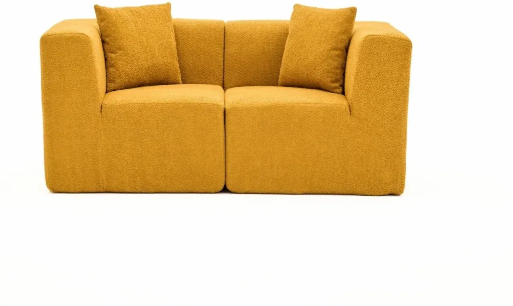 Divan dy ulëshe, ngjyrë portokalli, Atelier del Sofa, Raks - 4