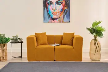 Divan dy ulëshe, ngjyrë portokalli, Atelier del Sofa, Raks