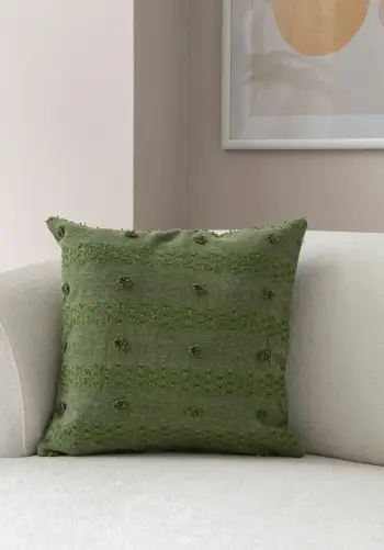 Jastëk mbulesë, e gjelbër, Evila Originals, Tuffet - Green v4