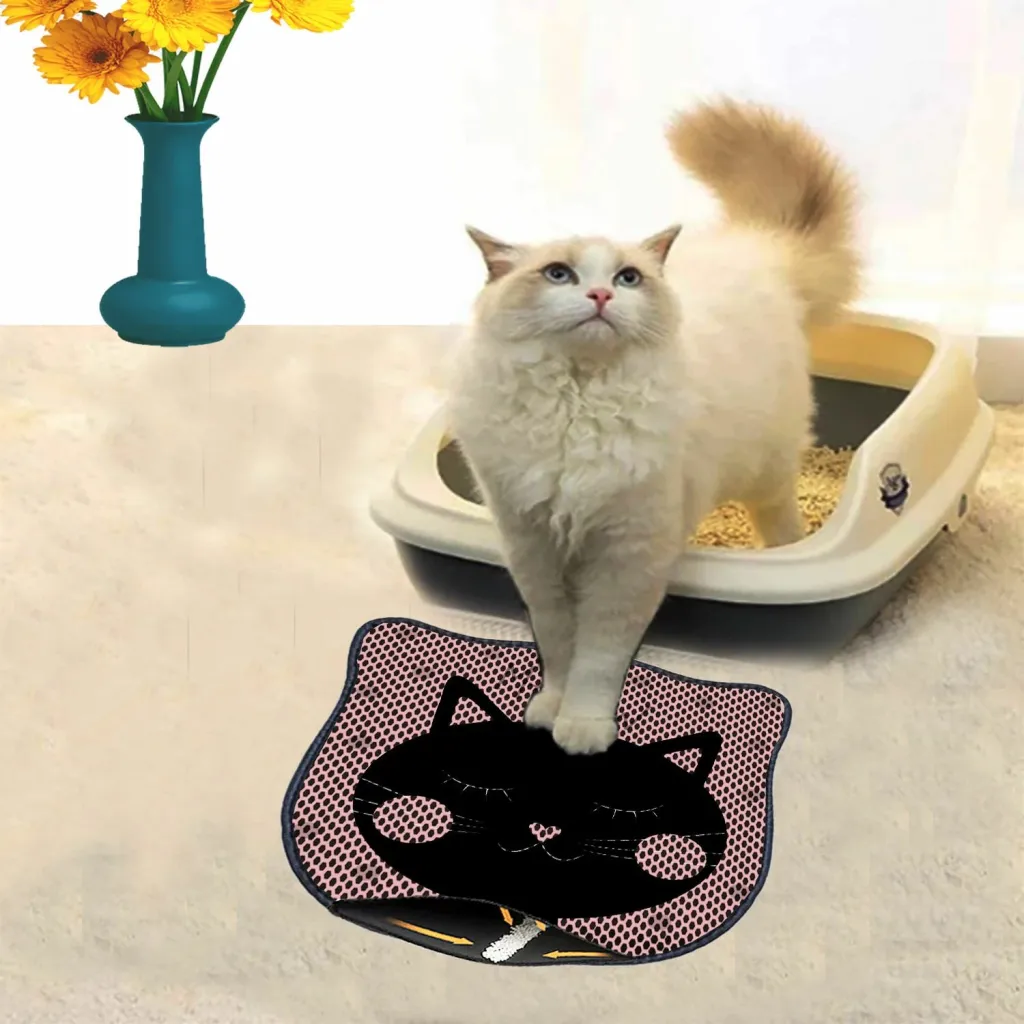 Tapet për rërë mace, shumëngjyrësh, Paws & Whiskers, Kdkafa0228, 40x50cm - 1