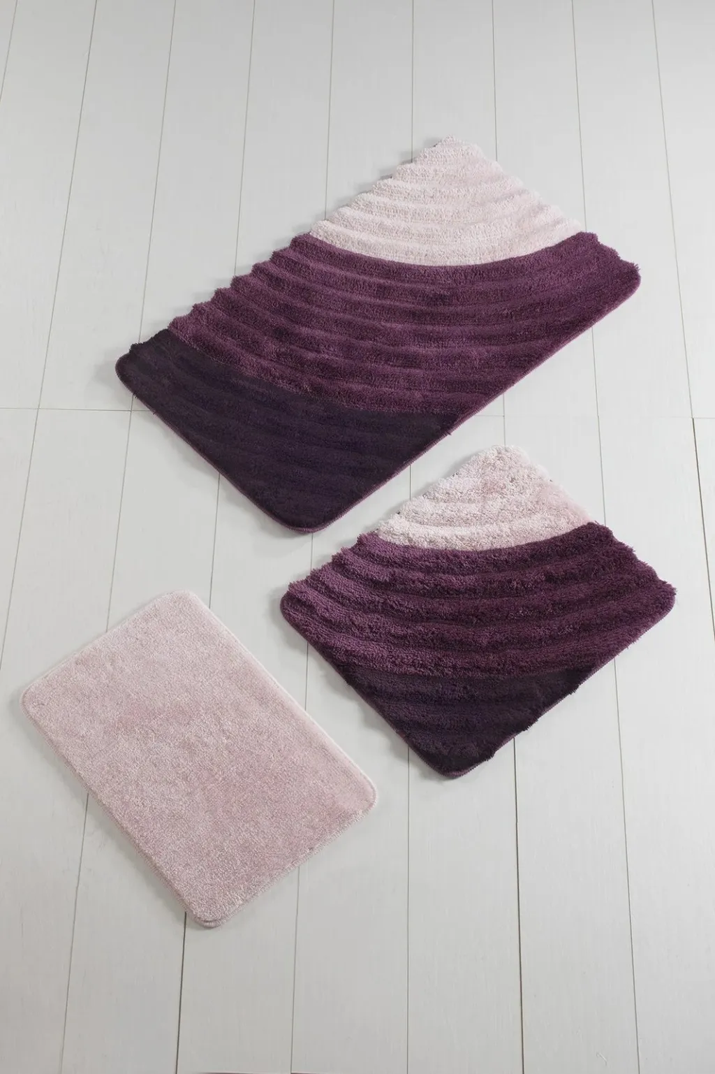 Set tapetash për banjo akrilik (3 copë), Mijolnir, ngjyrë vjollcë - 2