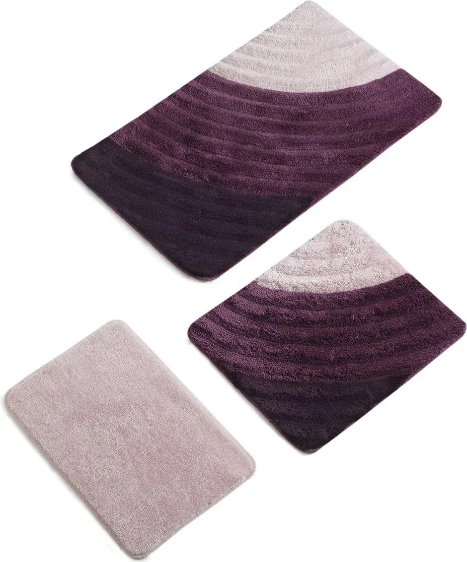 Set tapetash për banjo akrilik (3 copë), Mijolnir, ngjyrë vjollcë - 3