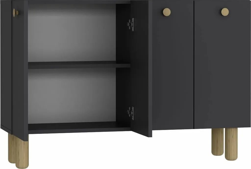 Konsol Skye Decor, Ilay Bohem, anthracite, sapphire oak - 6