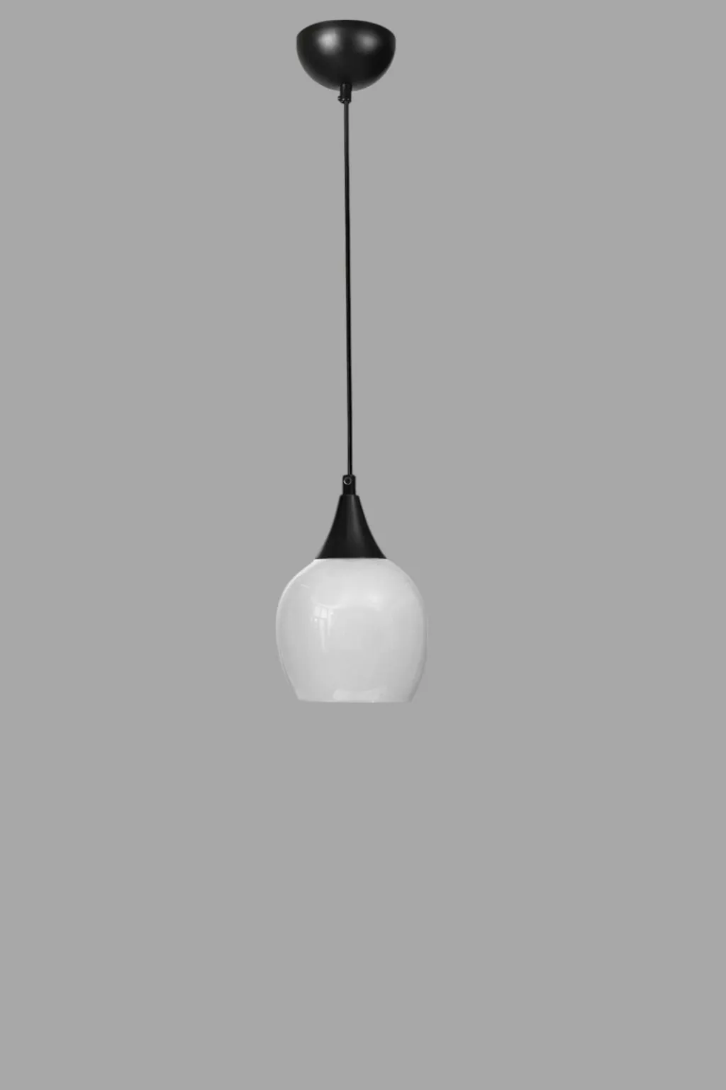 Llambë tavani Opviq, 9065-1, metal dhe xham, e bardhë/zezë - 2