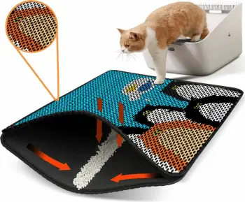 Tapet për rërë maceje, shumëngjyrësh, Paws & Whiskers, Nrszn0236, 45x60cm