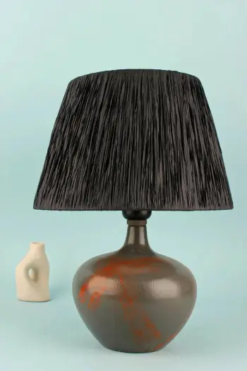Llambë tavoline Opviq, gri dhe e zezë, YL669
