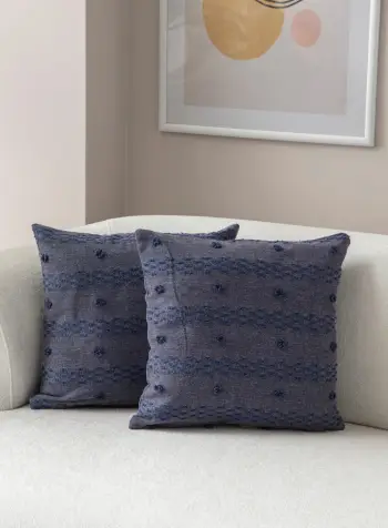 Set mbulesash për jastëk (2 copë), Evila Originals, Tuffet - blu v5