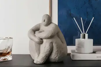 Objekt dekorativ Evila Originals, ngjyrë mink, CY0393
