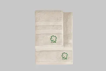 Set peshqirësh duarsh dhe trupi (2 copë), Mijolnir, Luck, bezhë
