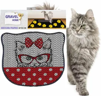 Tapet për rërë mace, shumëngjyrësh, Paws & Whiskers, Kdkafa0256, 40x50cm