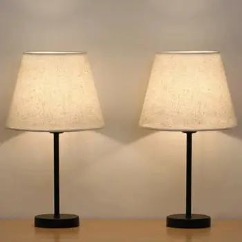 Set llamba tavoline (2 copë), Opviq, AYD - 2570, ngjyrë krem