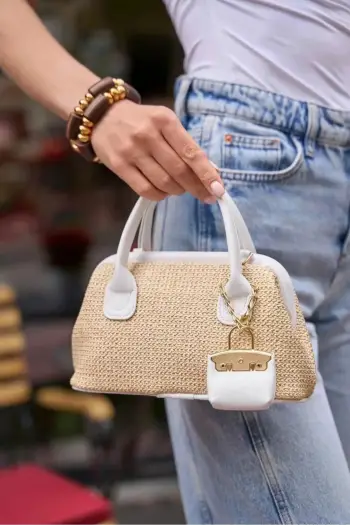Çantë dore Zoozie Bags, e bardhë, MK1020225SM10-001
