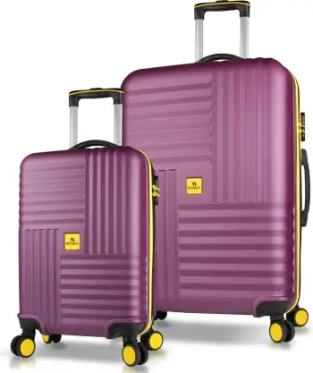 Set valixhesh (2 copë), ngjyrë damson, Zoozie Bags, 8333
