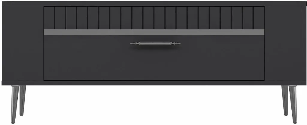Komodë TV Skye Decor, Retrolp1, anthracite, silver - 3