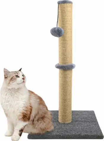 Dërrasë për gërvishtje për mace, Paws & Whiskers, Cyra, gri/bezhë