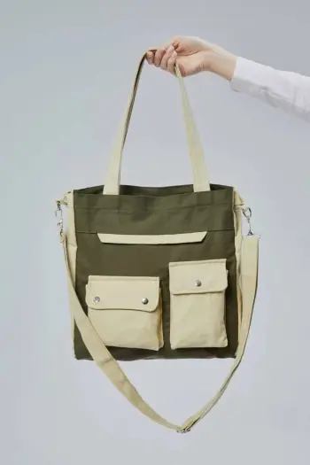 Tote bag Zoozie Bags, e gjelbër e errët, 2356
