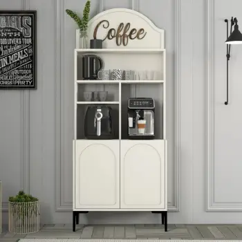 Dollap për kafe, Skye Decor, Lyon 80, krem dhe i zi